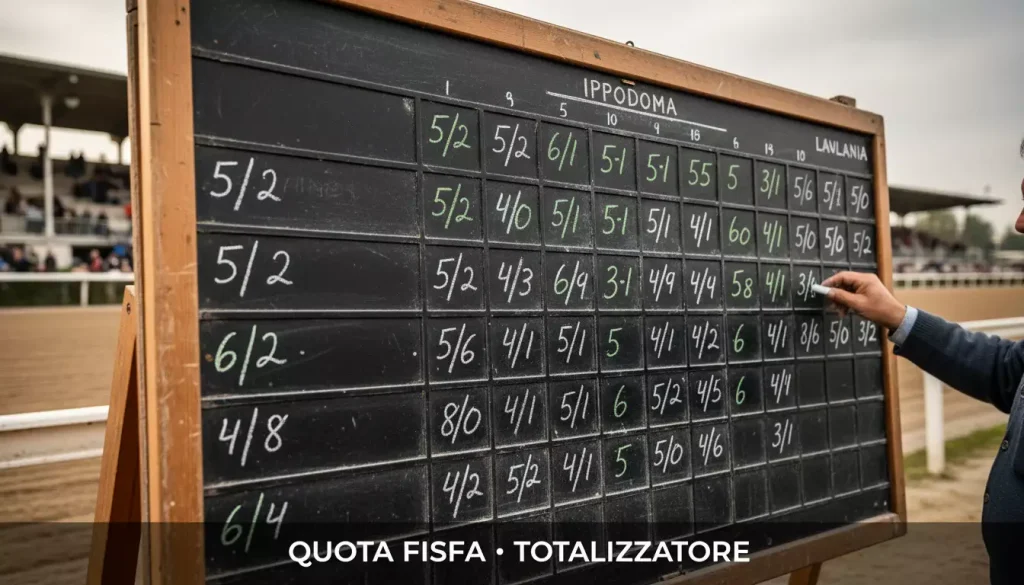 Quote ippiche: differenza tra quota fissa e totalizzatore nelle scommesse sui cavalli